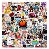 300 Cartoon Anime Graffiti Stickers: Waterproof for Notebooks, Skateboards, Luggage