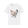 Floral Chicken T-Shirt, Cute Farmhouse Tee, Gift for Chicken Lovers, Vintage