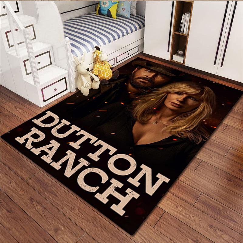 Dutton Ranch Carpet Office Decorative Carpet For Living Room Bedroom Door Mat Floor Rug Computer Chair Area Rug perfect holiday gift