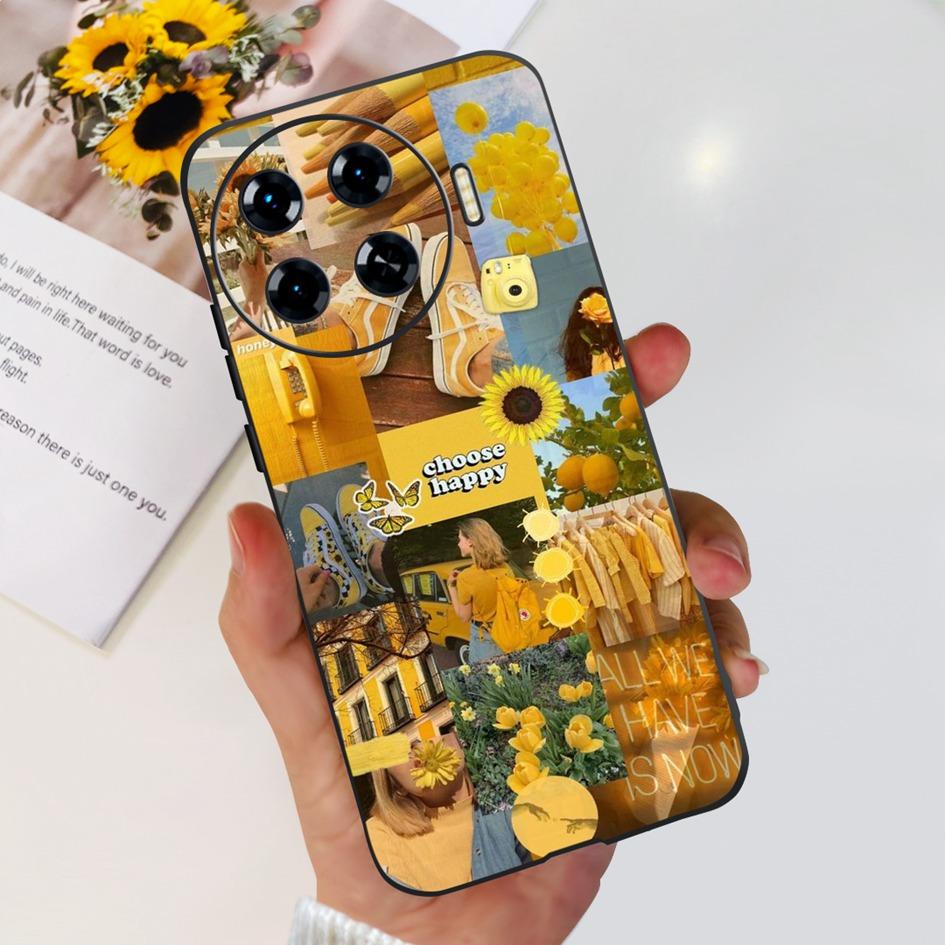 Für Tecno Spark 20 Pro+ KJ7 Hülle 2024 Süßes Herz Dinosaurier Cartoon Stoßfest Weiche Hülle Für Tecno Spark 20 Pro Plus Etui Funda