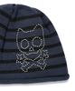 CAVISH Skull Cat Striped Beanie Navy(Cv2Ffuab32A)