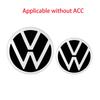 VW Polo Golf 4 5 1set Replace Type Car Rear Trunk Badges Lid Emblem Front Rear Logo Valve Cap For VW Golf 8 (MK8) T-ROC POLO Arten 21-23 AXZ1