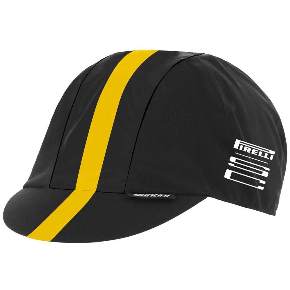 

Santini Pirelli Sports Club Cycling Cap RE460COT4PSC Black Yellow