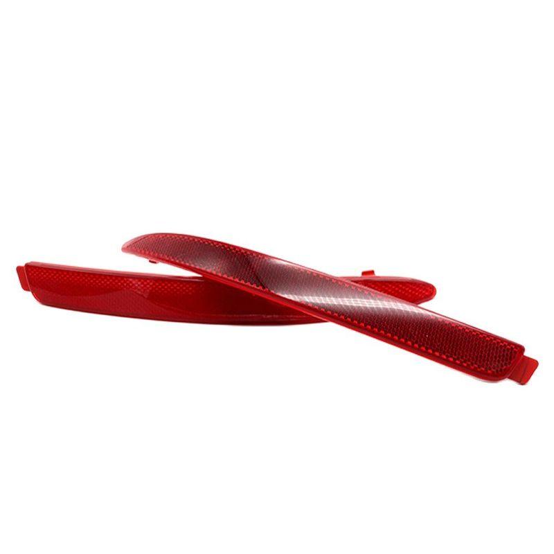 2pcs ABS Rear Bumper Reflectors Red Bar 1zd 945 106/105 for 2010-2017 Skoda / Octavia