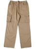 HLEMMUSEUM Široké džínové cargo kalhoty s elastickým pasem béžové pánské pas, 4L, (Chino)