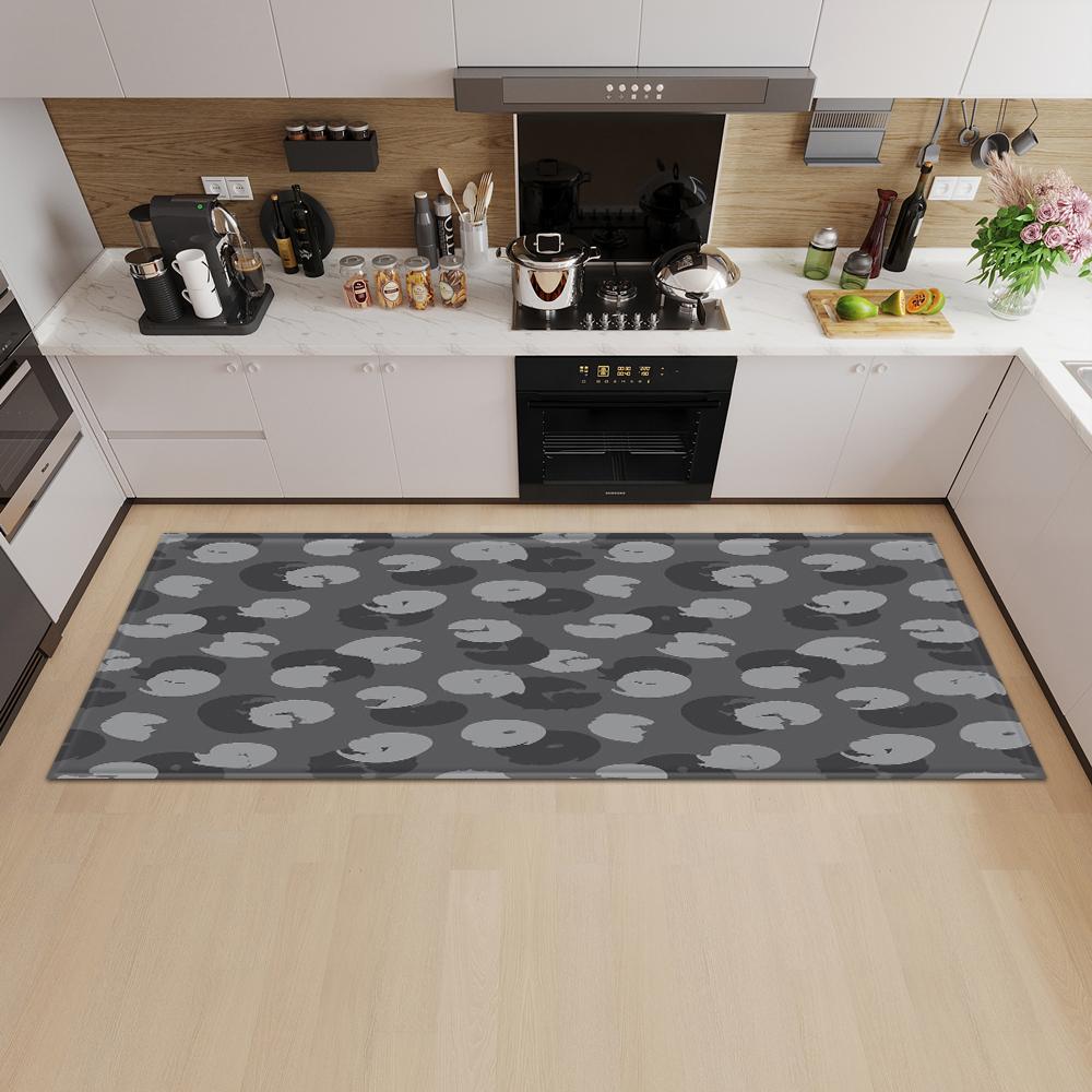 Kitchen mat entrance door mat bedroom long carpet home bathroom non-slip floor living room carpet