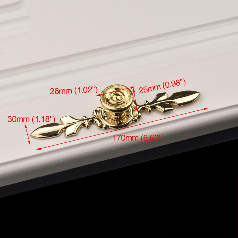 NAIERDI 120MM/170MM Bronze Handles Kitchen Door Cupboard Zinc Alloy European Wardrobe Furniture Drawer Pulls Cabinet Knobs