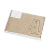 Imabari Bath Towel, Embroidered, Perfect for Baby Gifts, Boys and Girls, Thick, Imabari Towel, Gift, Present, Celebration Gift (Beige X Brown)