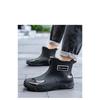 Winter Outdoor Short Tube Waterproof And Anti Slip Rain Shoes Rubber Shoes