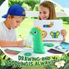 Children's Drawing Projector - Rechargeable Dinosaur Projector, Suitable for Children Aged 3-14 To Learn Drawing