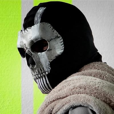 Ghost Mask V2 – Operador MW2 Airsoft COD Cosplay Airsoft Tactical Skull Vollmaske