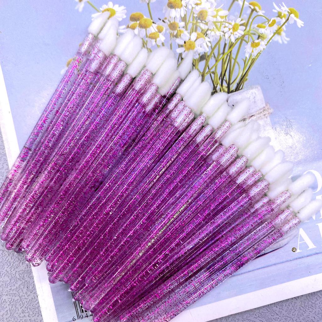 Wholesale 50/1000 PCS Disposable Lip Brush Women Accessories Lipstick Gloss Wands Applicator Make Up Tool Hotting