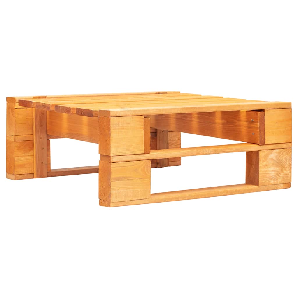 6 piece Pallet Lounge Set Honey Brown Impregnated Pine Wood