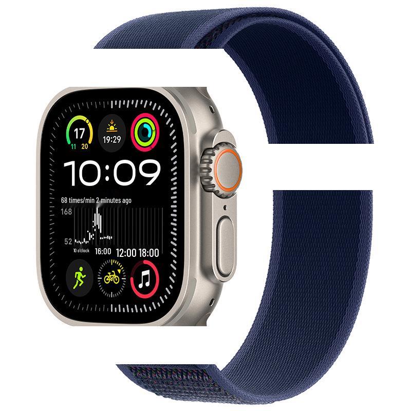 Apple Watch Ultra 10/9 Nylon Woven Velcro Trail Loop Strap