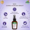 Zandu AyuSleep Spray | 100% Natural & Safe | Remedy for Sleep Disturbances, Stress & Relaxation