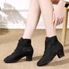 Chaussures de Danse Latine Jazz pour Femmes Intérieur Professionnel Adulte Semelle Souple Baskets de Danse Moderne