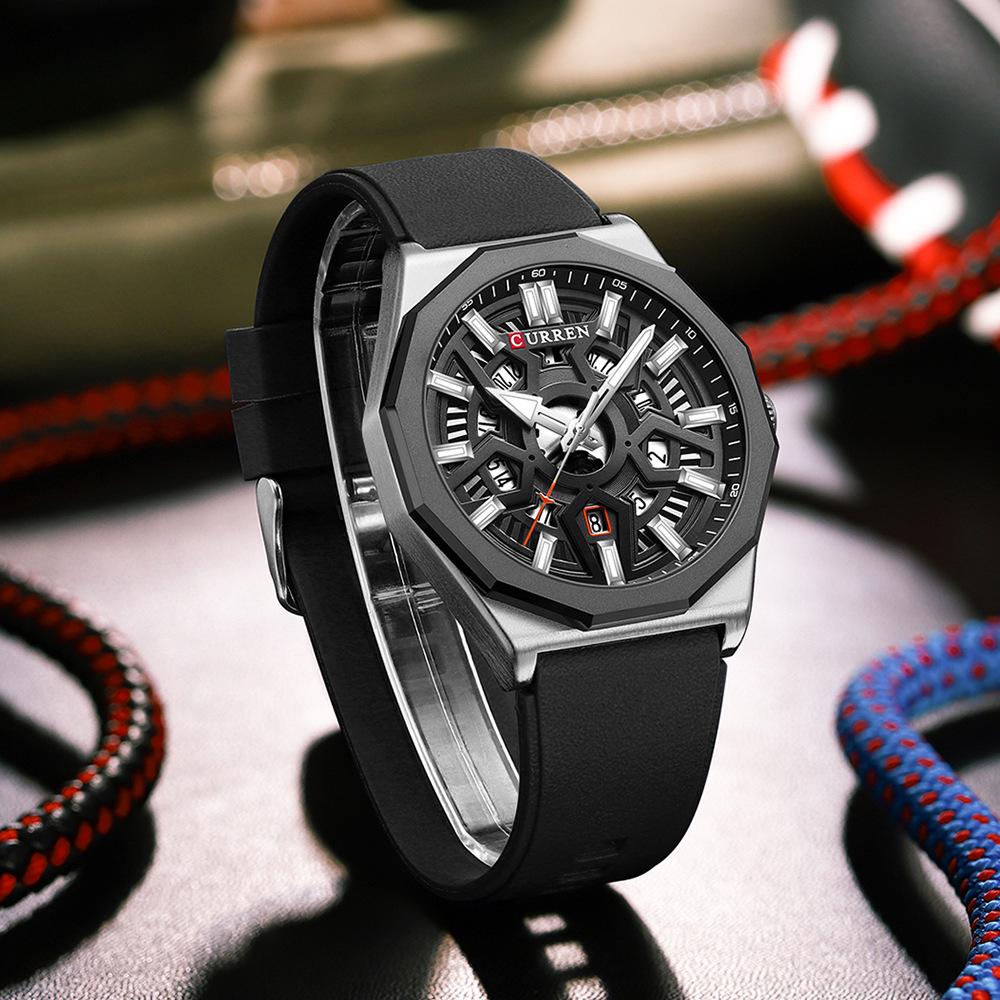 CURREN 8437 Men's Waterproof Quartz Business Watch with Calendar Feature