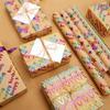 Cross-border Large Size 43CM 3M Gift Wrapping Paper Roll with High-end Embossed Hot Stamping for Birthdays and Valentine's Day.