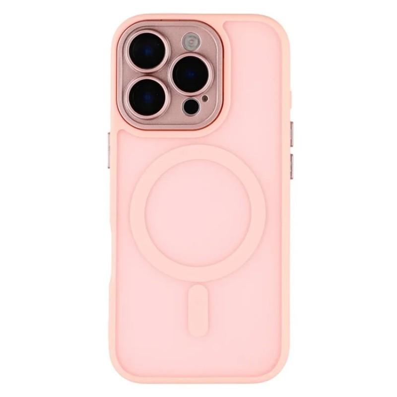 For iPhone 16 Pro Back Cover Compatible with MagSafe WANLONFENG QB1 Series PC TPU Shockproof Phone Case