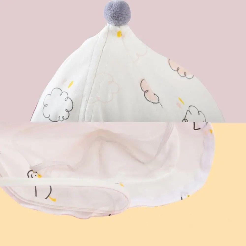 Breathable Fabric Newborn Protective Hat Cotton Kids Face Mask Hat Summer Season
