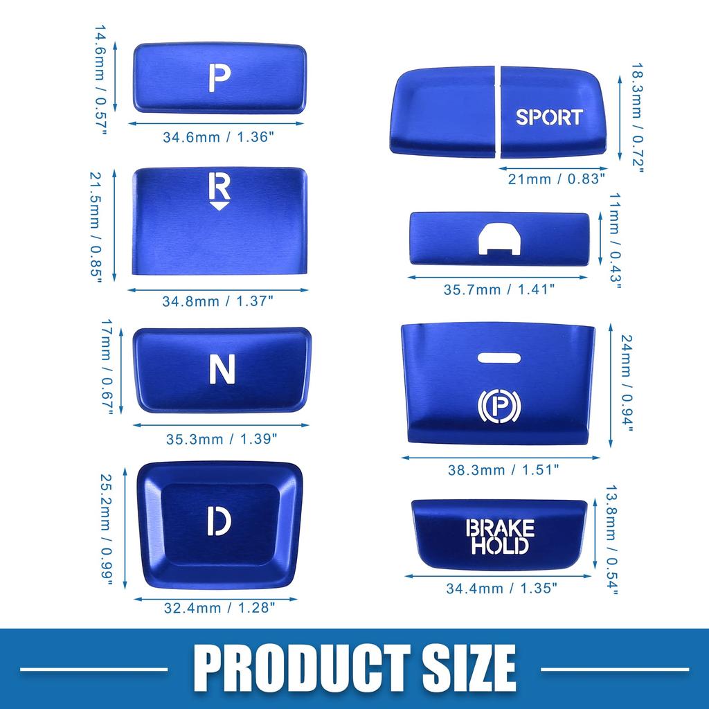 A ABSOPRO Panel spínače řazení Elektronická ruční brzda Kryt tlačítka Ozdobný rámeček pro Hon du