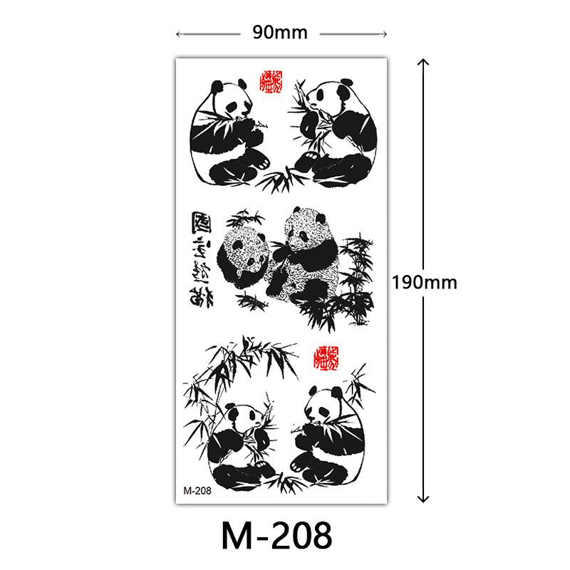 Waterproof Three-Dimensional Color Print Tattoo Sticker, Butterfly Flower Animal Tattoo