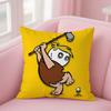 M-Malbones G-Golfs Pillow Case Square Double-Sided Printing Sofa Cushion Cover Bedroom Bedside Pillowcover
