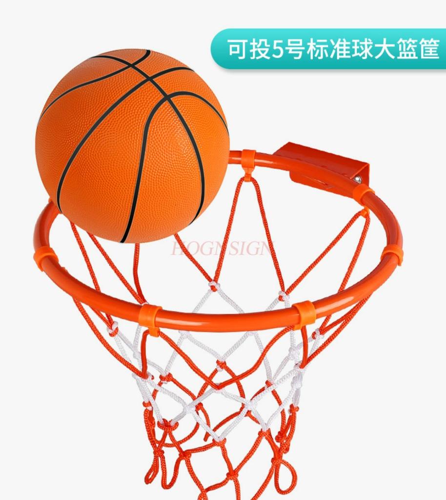 Children'S Basketball Rack Household Use No Punching Adjustable Indoor Hanging Door Baby Shooting Frame Basket Toy