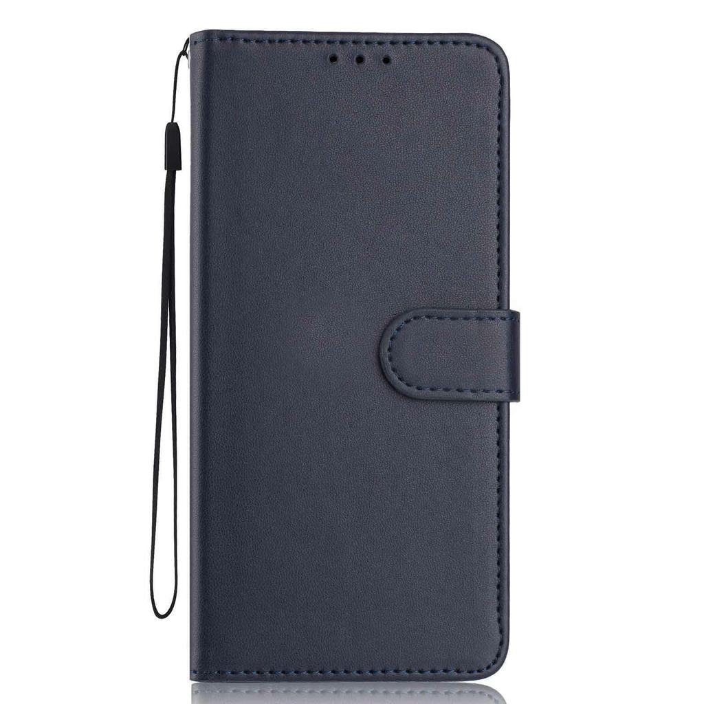 Dla Xiaomi Poco M8 Pro 5G/Redmi Note 15 Pro+ 5G (Światowy) Etui portfelowe z paskiem/Wiele przegródek na karty Jednokolorowe Skórzane Etui z podstawką na telefon