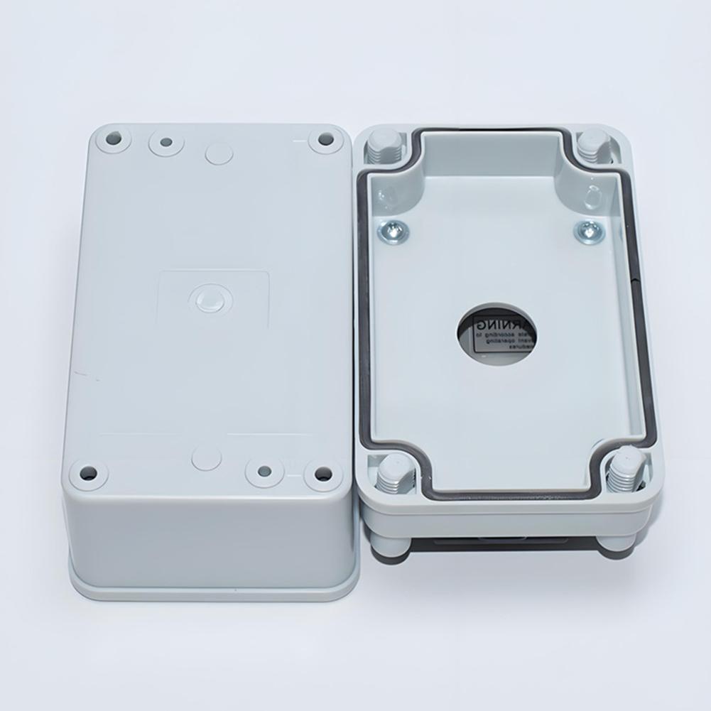 Industrial Control Panel Switch Enclosure with IP67 Protection Resists Moisture and Dust White ABS Body with Screw Terminals