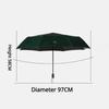 Automatic Umbrella Uv Resistant Windproof Umbrellas Sun Paraguas Umbrella Fashionable Elegant Matte Fashion Lightweight Umbrella
