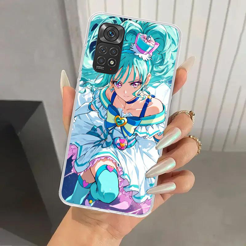 Pretty Cure Anime Phone Case for Xiaomi Redmi Note 15 14 14S 13 12S 12 Pro 11S 11 Plus 11T 11E 10S Soft Funda Print Shell Redmi