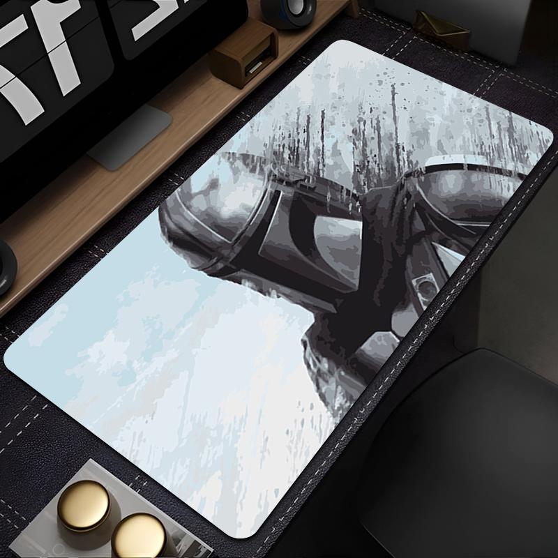 Gaming Mouse Pad Computer Desk Mat Table Keyboard Pad Sstar Wwars Tthe Mmandalorian Laptop Rubber Nonslip Back Mousepad 800X300x2mm