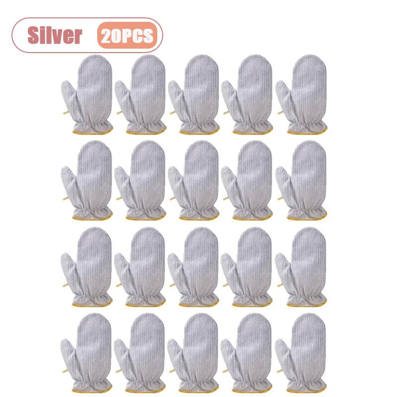 1-20PCS Wire Dishwashing Gloves Scouring Cleaning Ball Heat Resistant Oil Removal Multifunction Kitchen Cleaning Tool