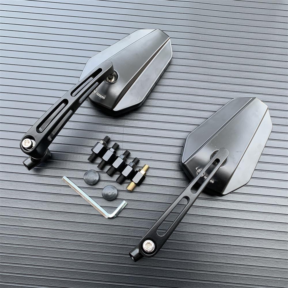 For kawasaki Z900 Z1000 Z800 Z750 Z650 Z300 Z250 Z125 650R ER6N ER6F ER5 Universal Motorcycle Mirror CNC Side