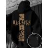 Men Autumn Winter Fleece Hoodie Jesus Cross The Way Truth Life Back Print Hooded Sweatshirt Streetwear Long Sleeve Daily Life