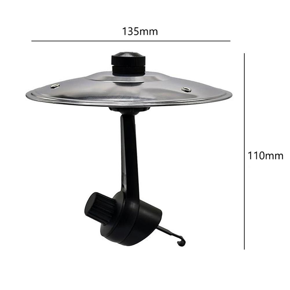 2/1PC Vehicles Musical Saucer Car Crash Cymbal Alloy Car Crash Drums Cymbal Air Vent Drum Mini Drum Clip-On Mini for Music Vent