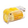 1Pcs Bee Queen Marking Bottle Bee Mark Cage Plastic One Handed Marking Catcher with Plunger Plush Garden Beekeeping Supplies