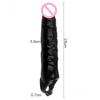 28cm Super Size Big Penis Sleeve Penis Extender 6cm Penis Enlargement Reusable Condom Sex Toys for Men Delay Ejaculation