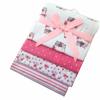 4Pcs Pack 76x76cm Receiving Baby Blanket Super Soft Baby Bedsheet Blanket  DIY Quilting Sewing