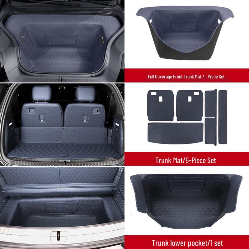NIO ES8 Front & Rear Trunk Storage Box Protective Mat for 26 Models - Car Interior Accessory