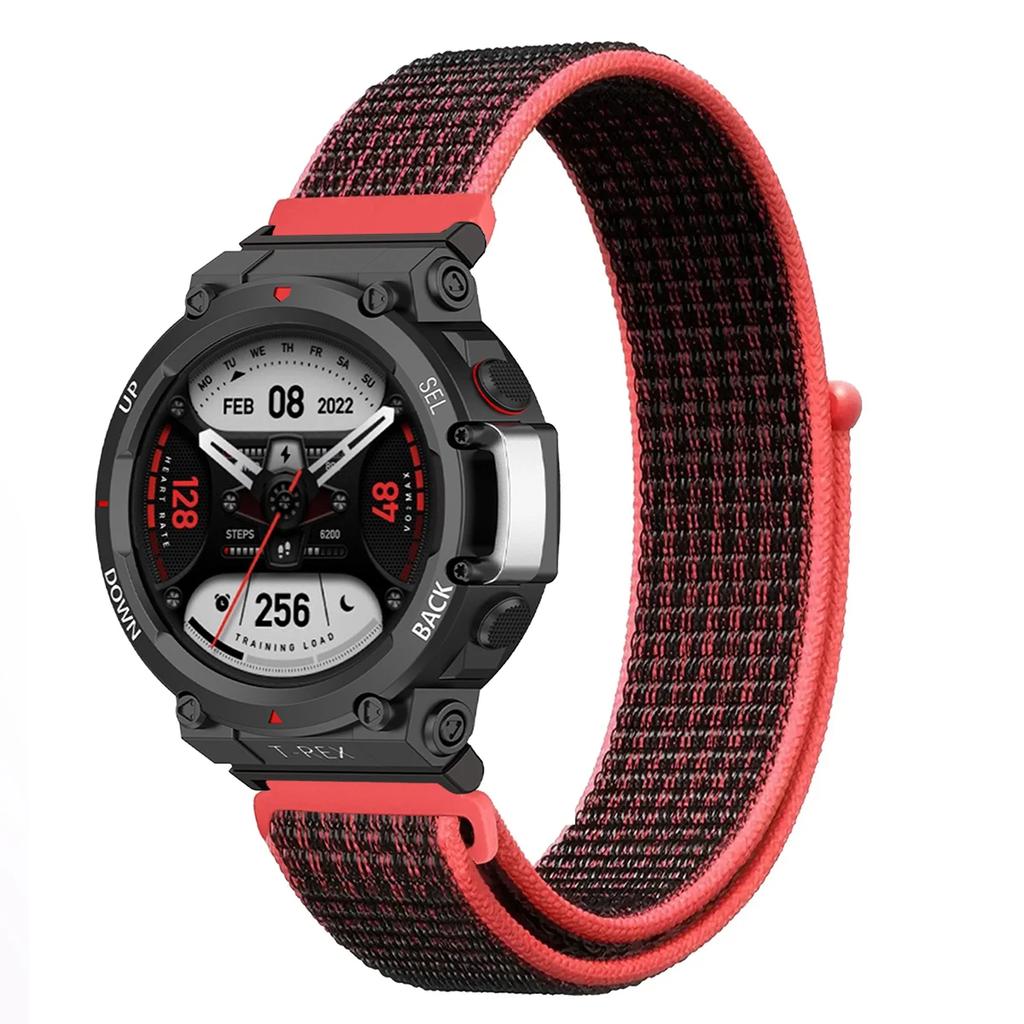 Nylon Loop Strap For Huami Amazfit T-REX 3/2 Smart Watch Band Women Men Bracelet For Amazfit T-Rex/T-Rex Pro Wristband Correa