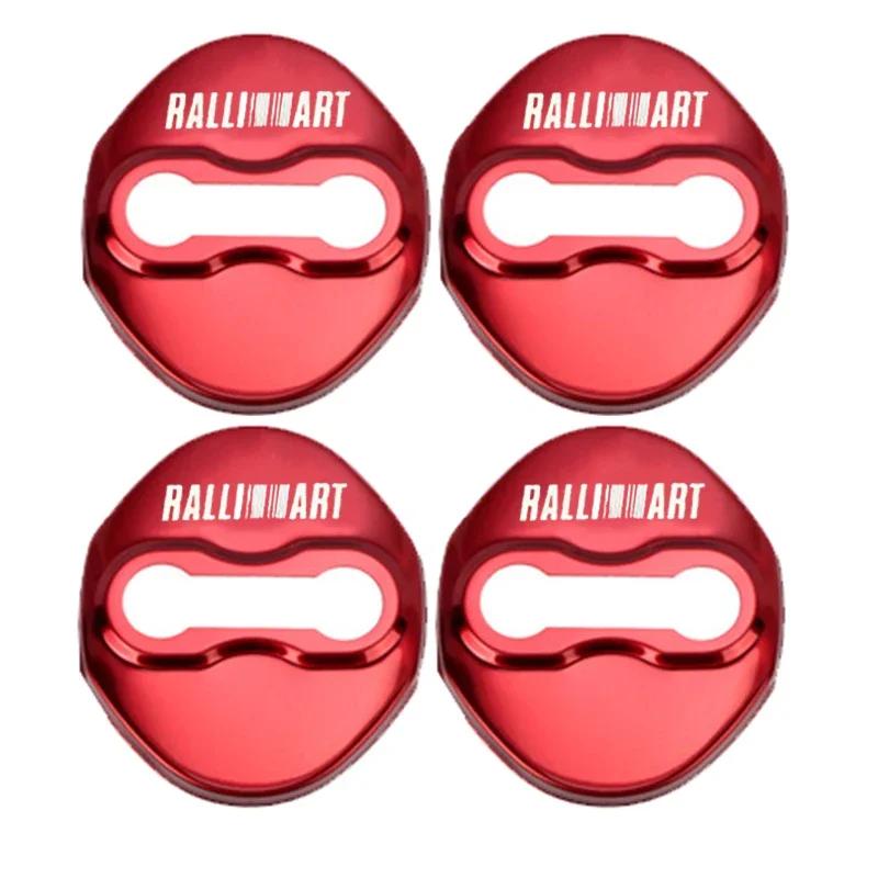 

4pcs Car Door Lock Protective Cover Interior Sticker for Mitsubishi Ralliart Pajero Sport Outlander ASX Lancer EX Eclipse Mirage