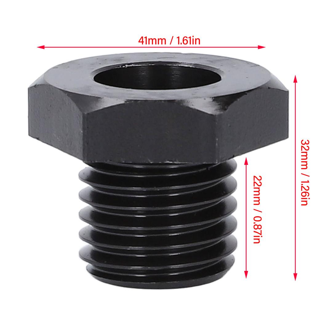 Woodworking Lathe Headstock Spindle Adapter Thread Chuck Insert Adaptor Steel Faceplate 3/4in X 16tpi to 1in X 8tpi