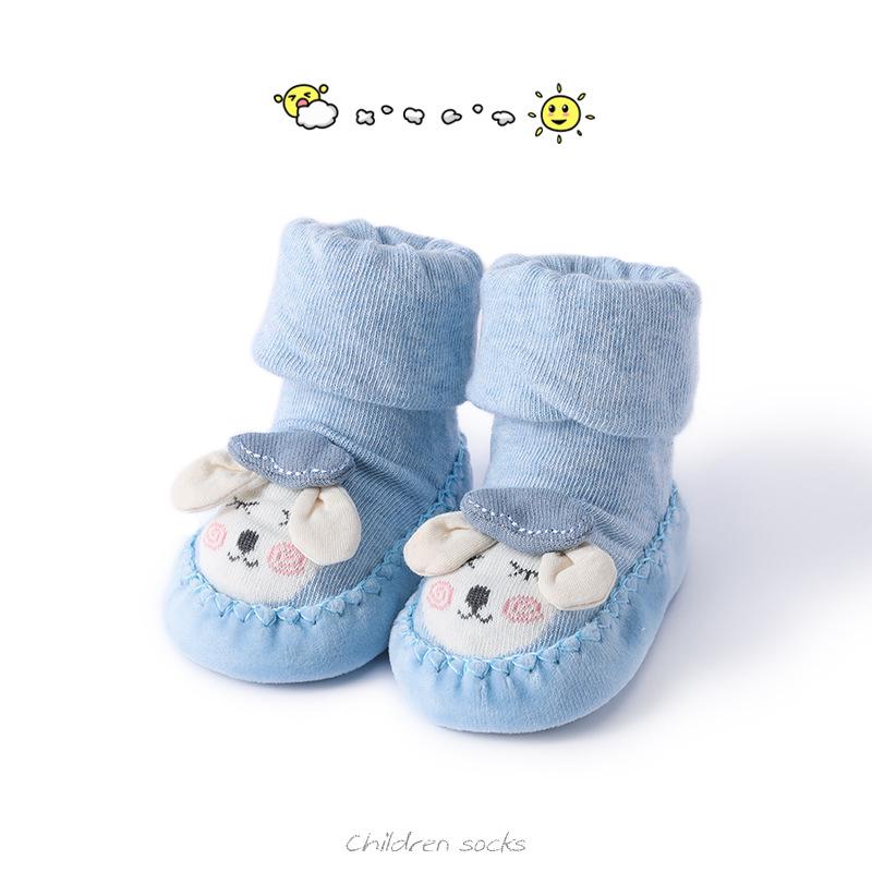 2026 Baby-Socken-Schuhe: Warm, Weiche Sohle, Rutschfest für Neugeborene 0-6 Monate & 1 Jahr - Frühling, Herbst, Winter