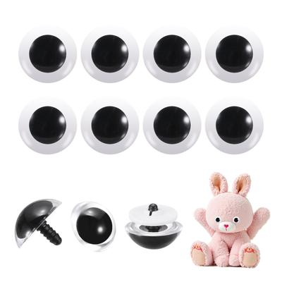 PATIKIL 30mm Safety 26 Realistic Doll Crochet Stitches with for Deco Crochet Doll Black Eyes, Pieces, Washers, Accessories, Crafts, Halloween,