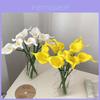 Mini Calla Lily Pu Artificial Flowers For Wedding Decor Home Styling Photography Props