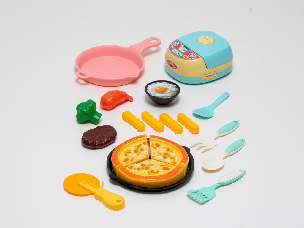Onda Pretend Play Set Toys Foods Girls Pretend Play Restaurant Hamburger Pizza Frying Pan Rice Cooker Welcome!