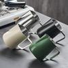 Coffee Milk Frother Jug with Scale 304 Stainless Steel Streamlined Pointed Mouth High Quality Cafe Professional Coffee Utensils