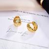 2026 Luxury Snake Head Huggie Earrings Vintage Micro-Paved Zircon Gold Plated Animal Jewelry for Women